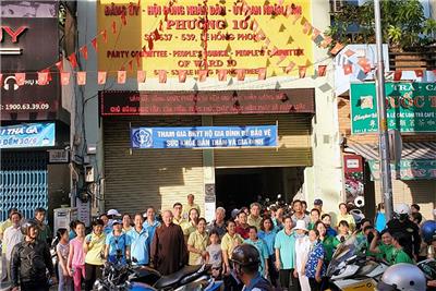 Image: Ủy ban Mặt trận Tổ quốc Việt Nam Phường 10 tổ chức đi bộ đồng hành “Vì người nghèo”