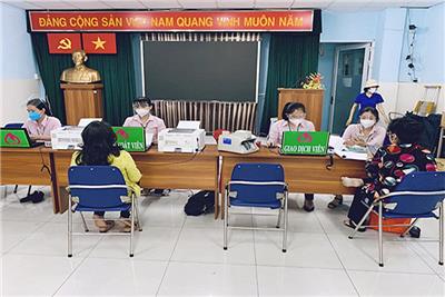 Image: Quận 10: Chi nhánh Ngân hàng Chính sách xã hội Thành phố Hồ Chí Minh tổ chức phiên giao dịch đầu xuân Nhâm Dần 2022