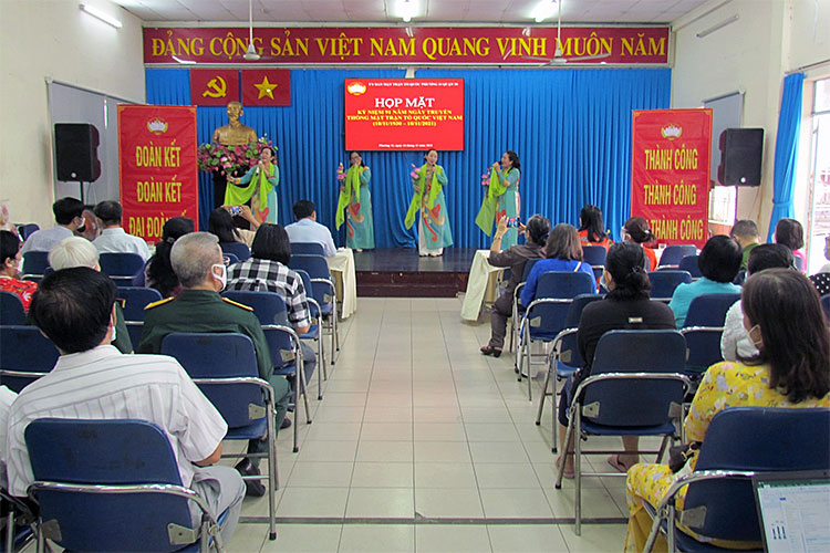 Image: Phường 11 tổ chức họp mặt kỷ niệm 91 năm Ngày truyền thống Mặt trận Tổ quốc Việt Nam (18/11/1930 – 18/11/2021)