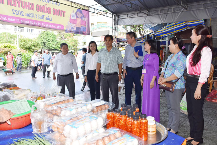 Image: Ra mắt “Chương trình khuyến mãi” lần 1 năm 2022 tại chợ Nguyễn Tri Phương