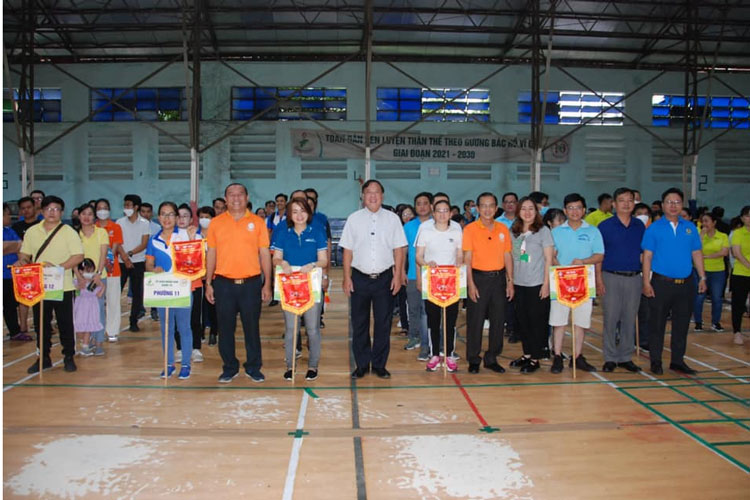 Image: Quận 10 tổ chức thi đấu các môn thể thao cấp quận nhằm chào mừng Xuân Quý Mão 2023 và kỷ niệm 93 năm Ngày thành lập Đảng Cộng sản Việt Nam (03/02/1930 - 03/02/2023)