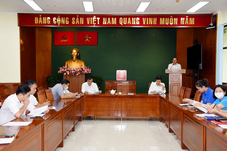Image: Hội nghị cán bộ chủ chốt Đảng ủy cơ quan Đảng - Đoàn thể